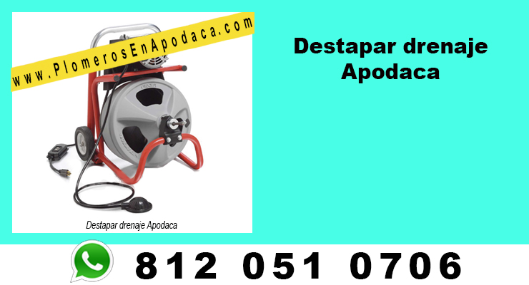 Destapar drenaje Apodaca