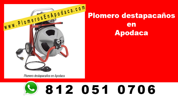 Plomero destapacaños en Apodaca